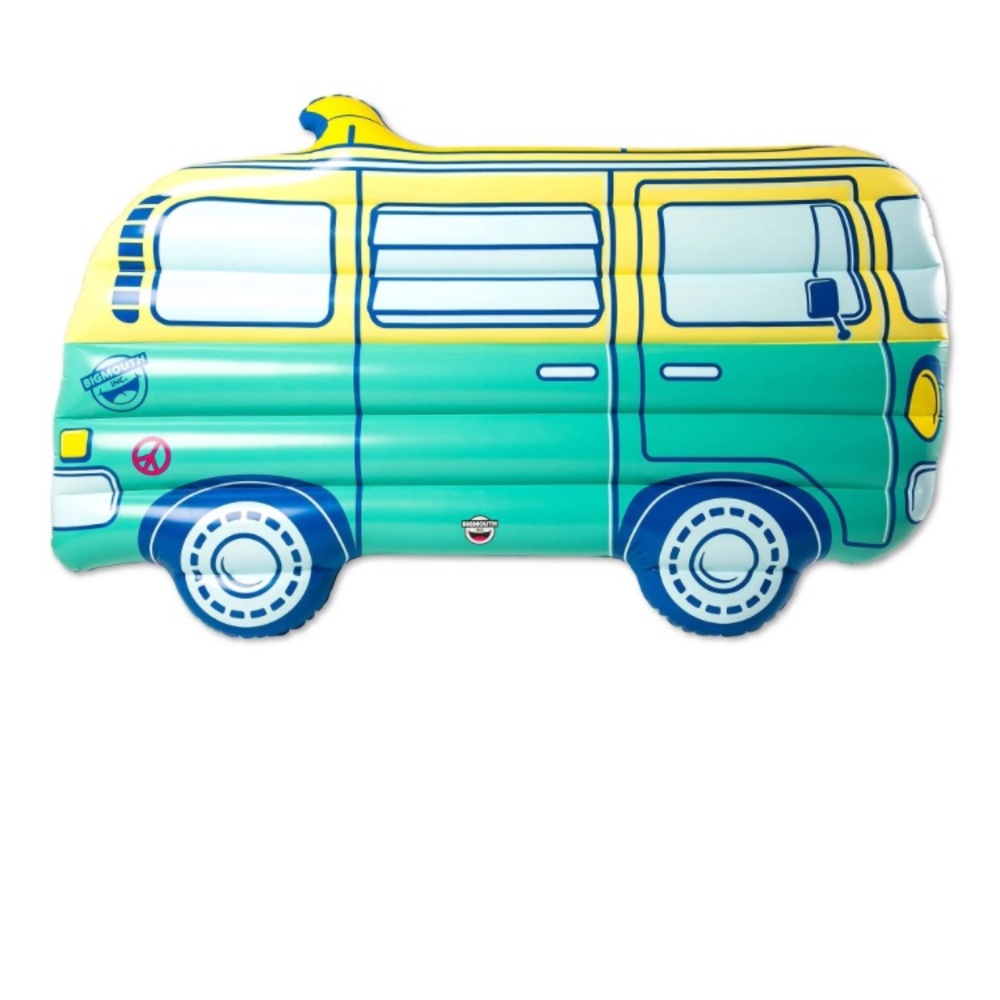 BigMouth Inc. - Giant Pool Float, Pool Raft, 6 feet long - Retro Van